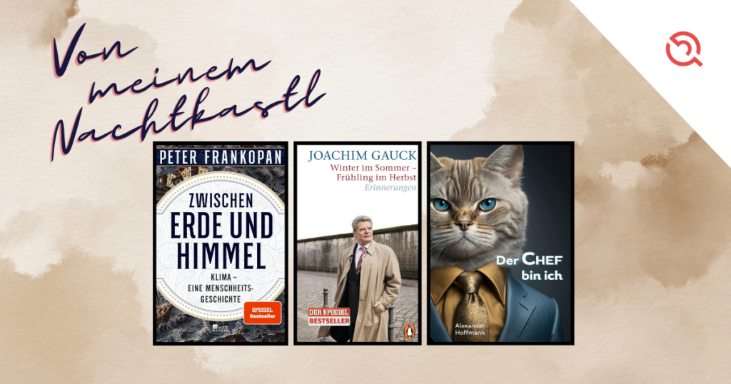 Bilder der3 Bücher für die Buchempfehlung